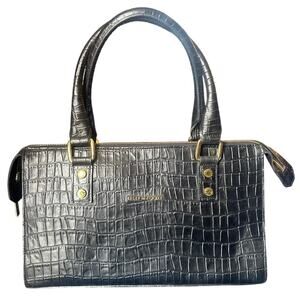 Kelly Tooke Crock Embossed Top Handle Soho Bag
